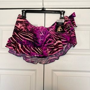 Skirted bikini bottom